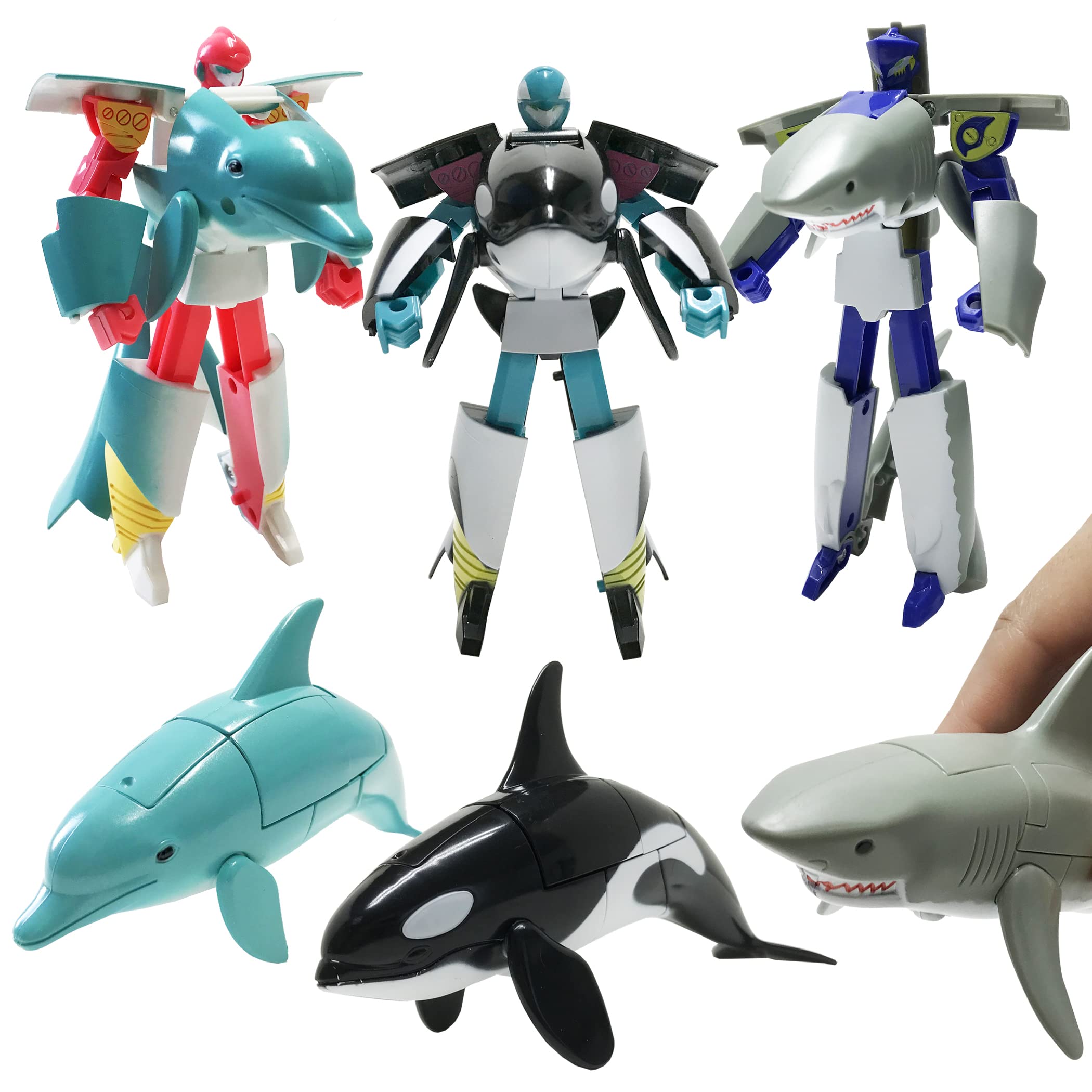 Amazon.co.jp: かっこいいぞ!変形する海獣 海の生き物ロボット海獣